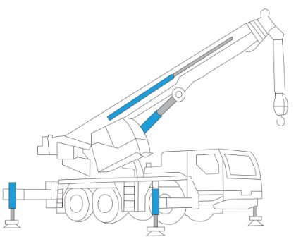 Truck crane cylinder Truck crane cylinder